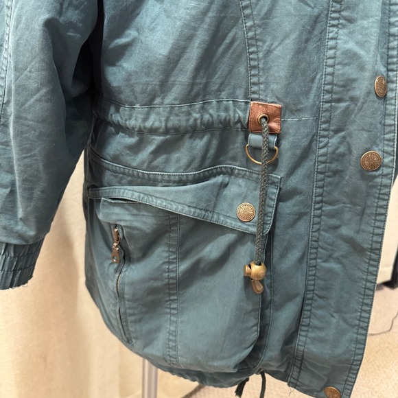 Metropolitan New York 10001 Teal Cotton Barn Chore Jacket L - Picture 2 of 8